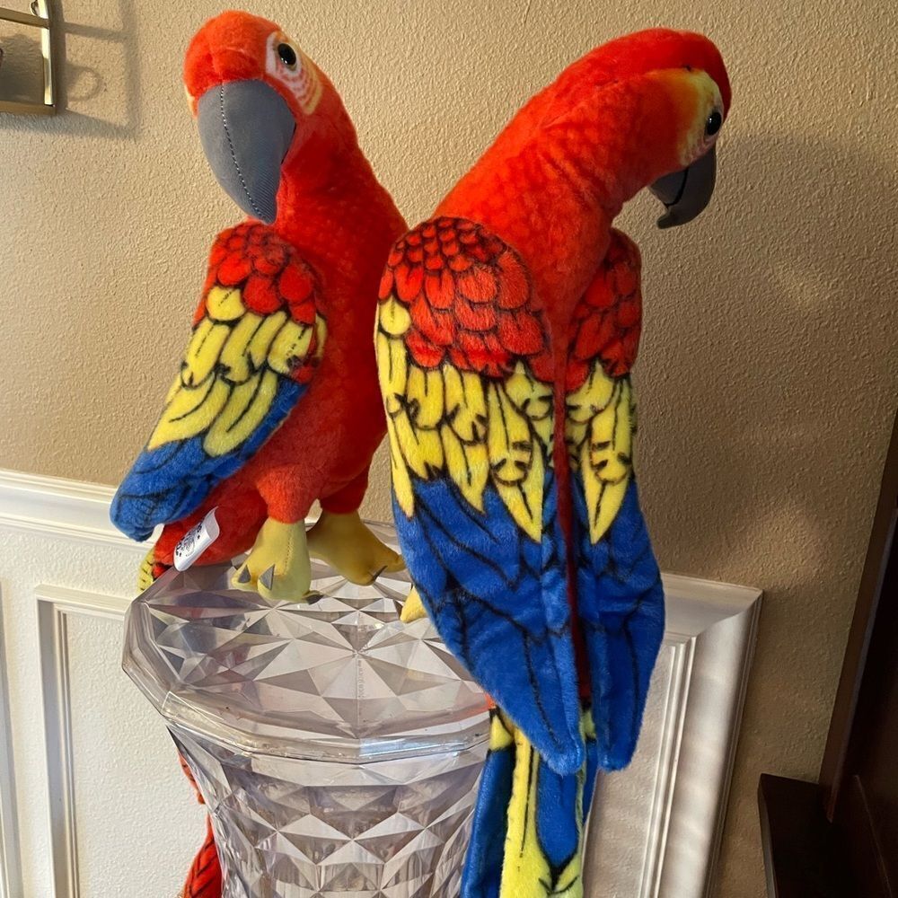Tiger Tales Matched Plush Parrot Set 30 inches